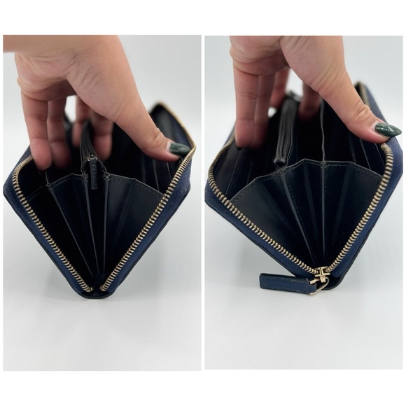 Gucci Navy Animalier Wallet w/ Box - Picture 4 of 12